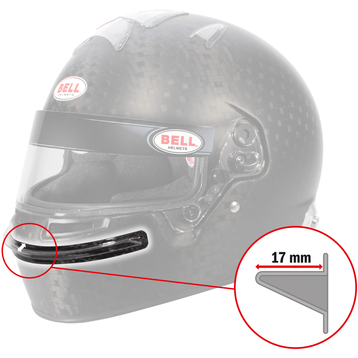 Bell Chin Bar Gurney - Race Rally Supplies