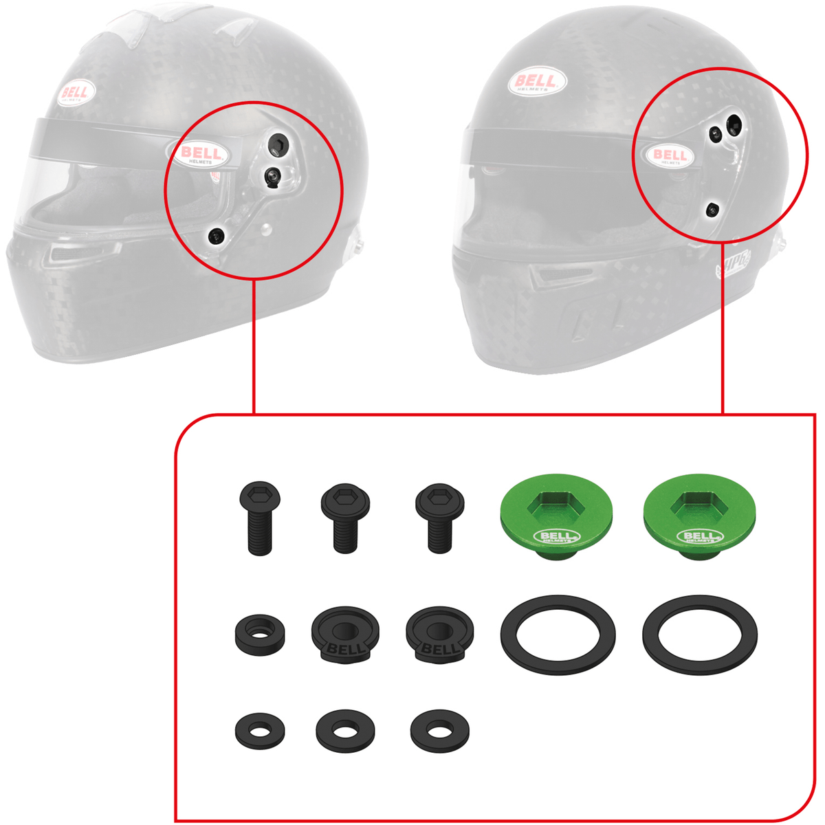 Bell Pivot Kit – SV / SE07 / SE077 / SE06 / SE07EV - Race Rally Supplies