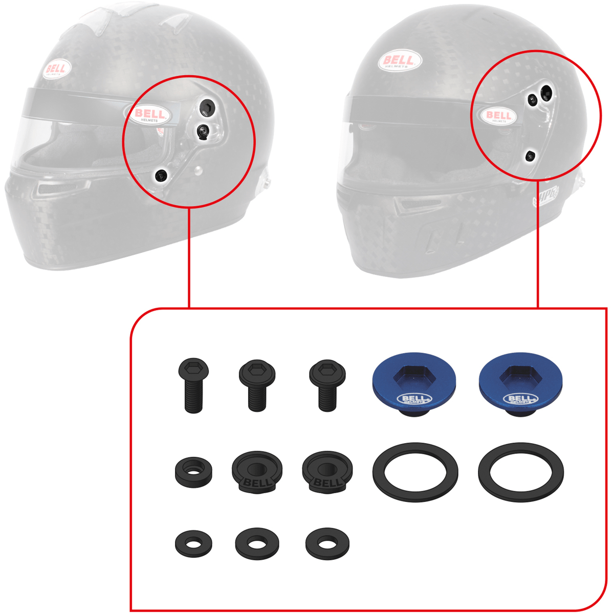 Bell Pivot Kit – SV / SE07 / SE077 / SE06 / SE07EV - Race Rally Supplies