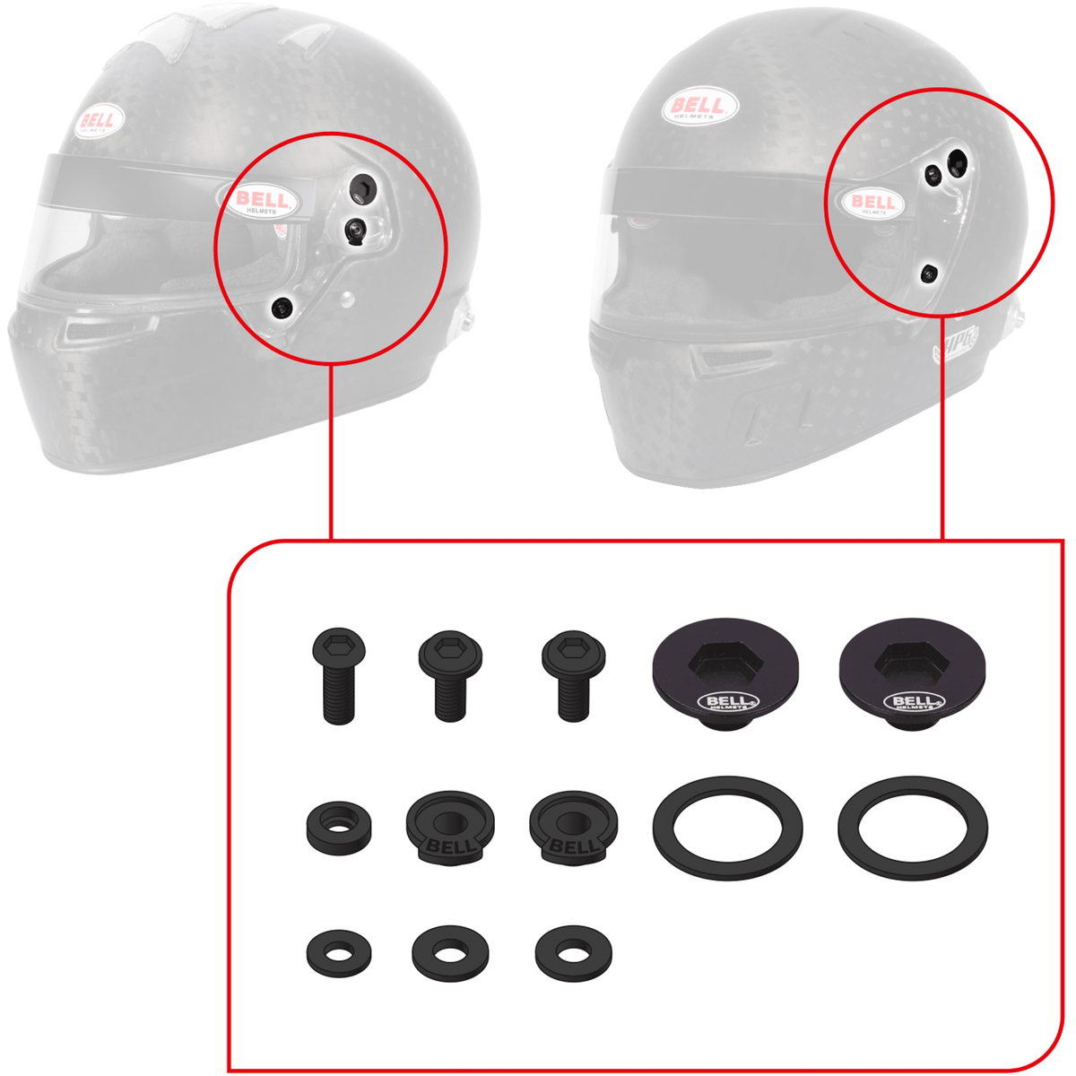 Bell Pivot Kit – SV / SE07 / SE077 / SE06 / SE07EV - Race Rally Supplies
