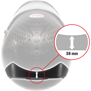 Bell Rear Spoiler (D&E) V15 F1 – Clear - Race Rally Supplies