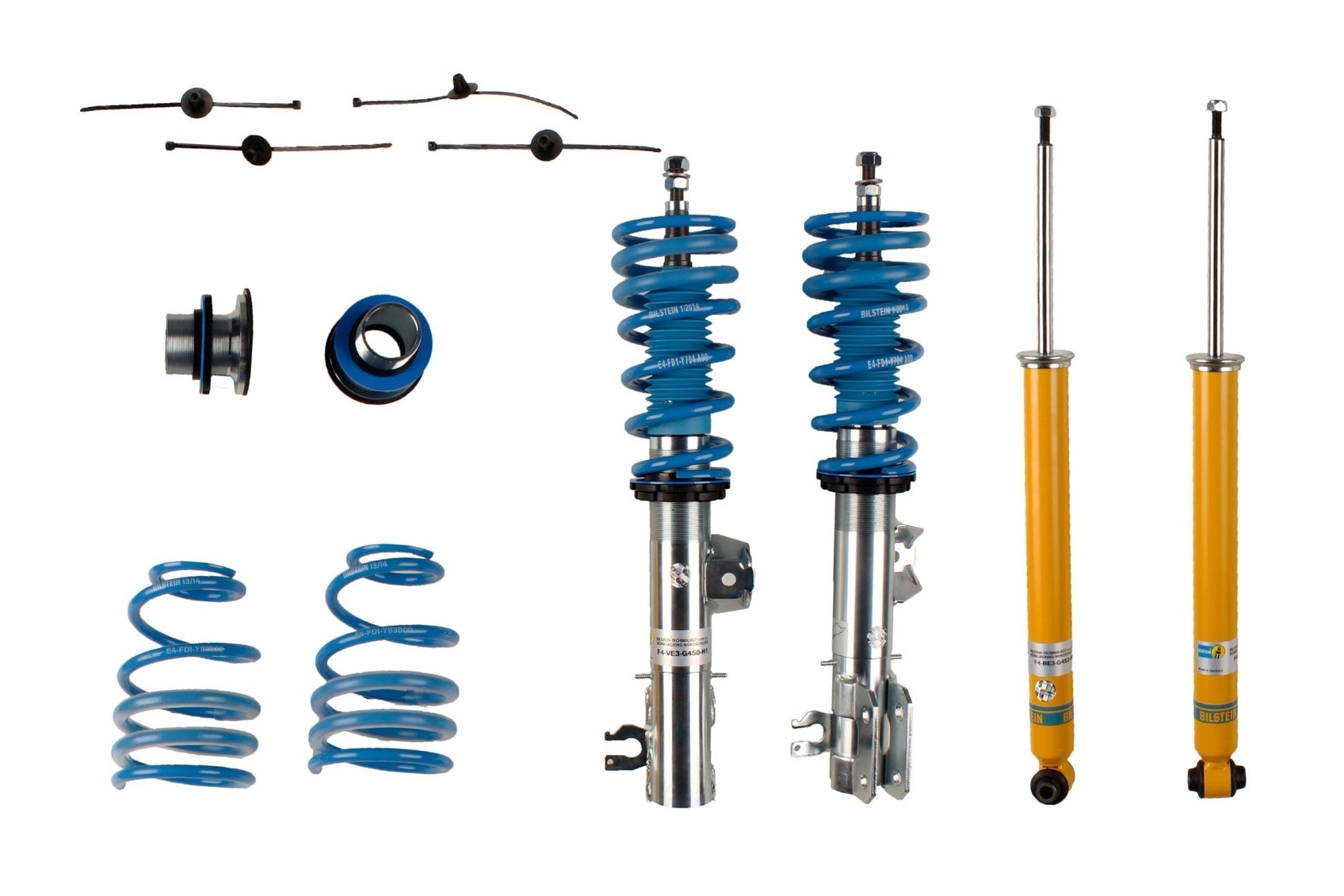 Bilstein B14 Height Adjustable Kit (47-164499) - Alfa Mito Punto 199 Corsa D/E,B14 - Race Rally Supplies