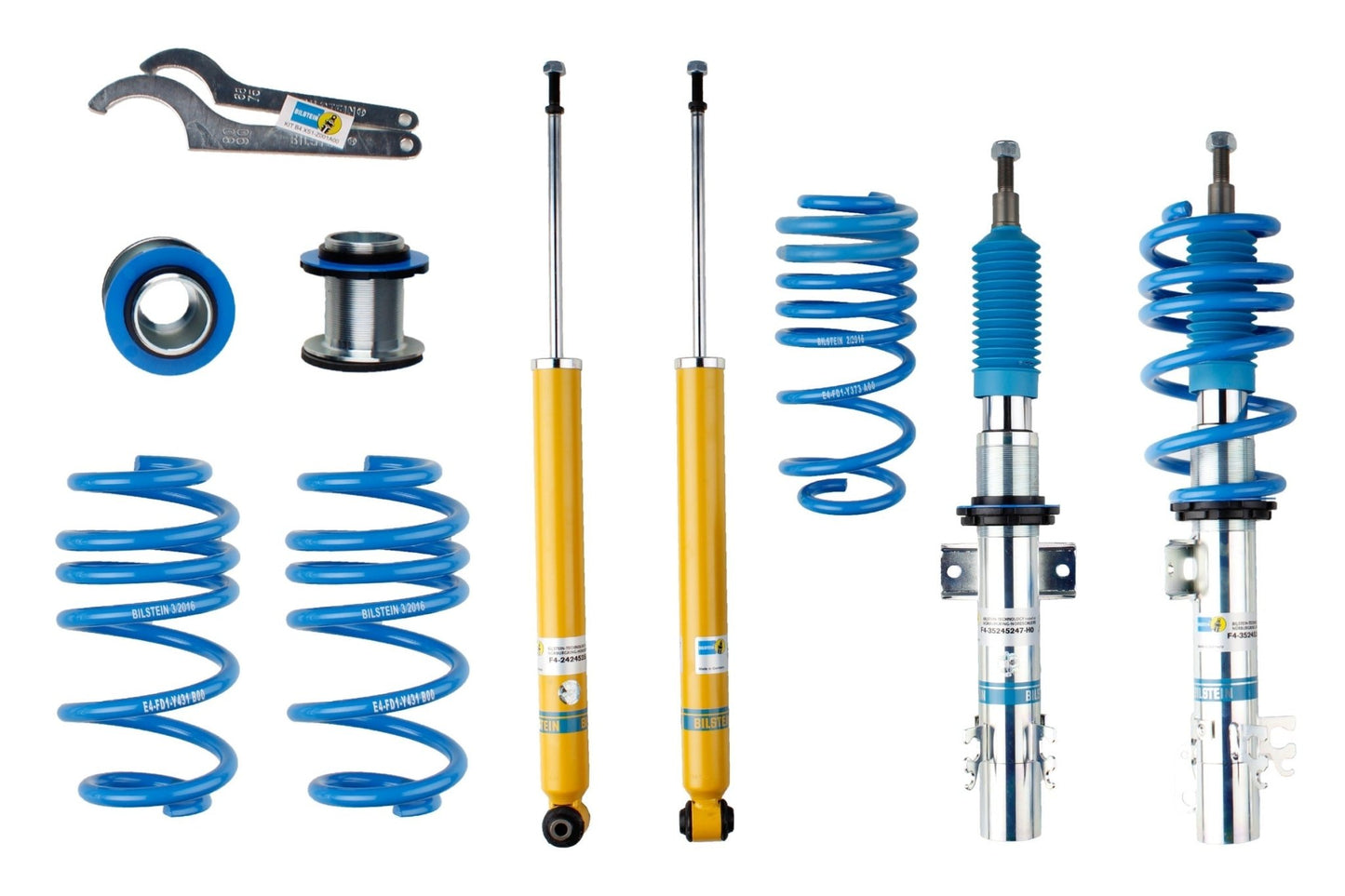 Bilstein B14 Height Adjustable Kit (47-245266) - VW Polo WRC,B14 - Race Rally Supplies