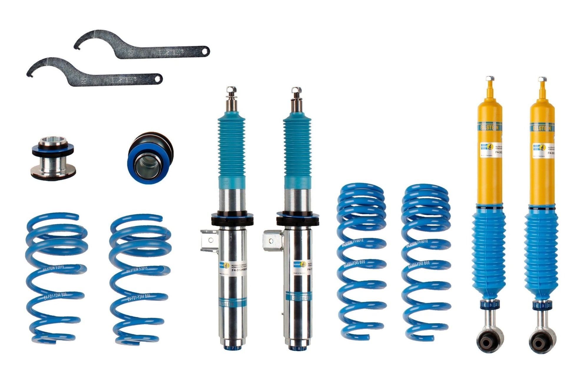 Bilstein B16 Height & Damping Adjustable Kit (48-245463) - BMW 1-4 F20-36 4WD Komfort6 - Race Rally Supplies