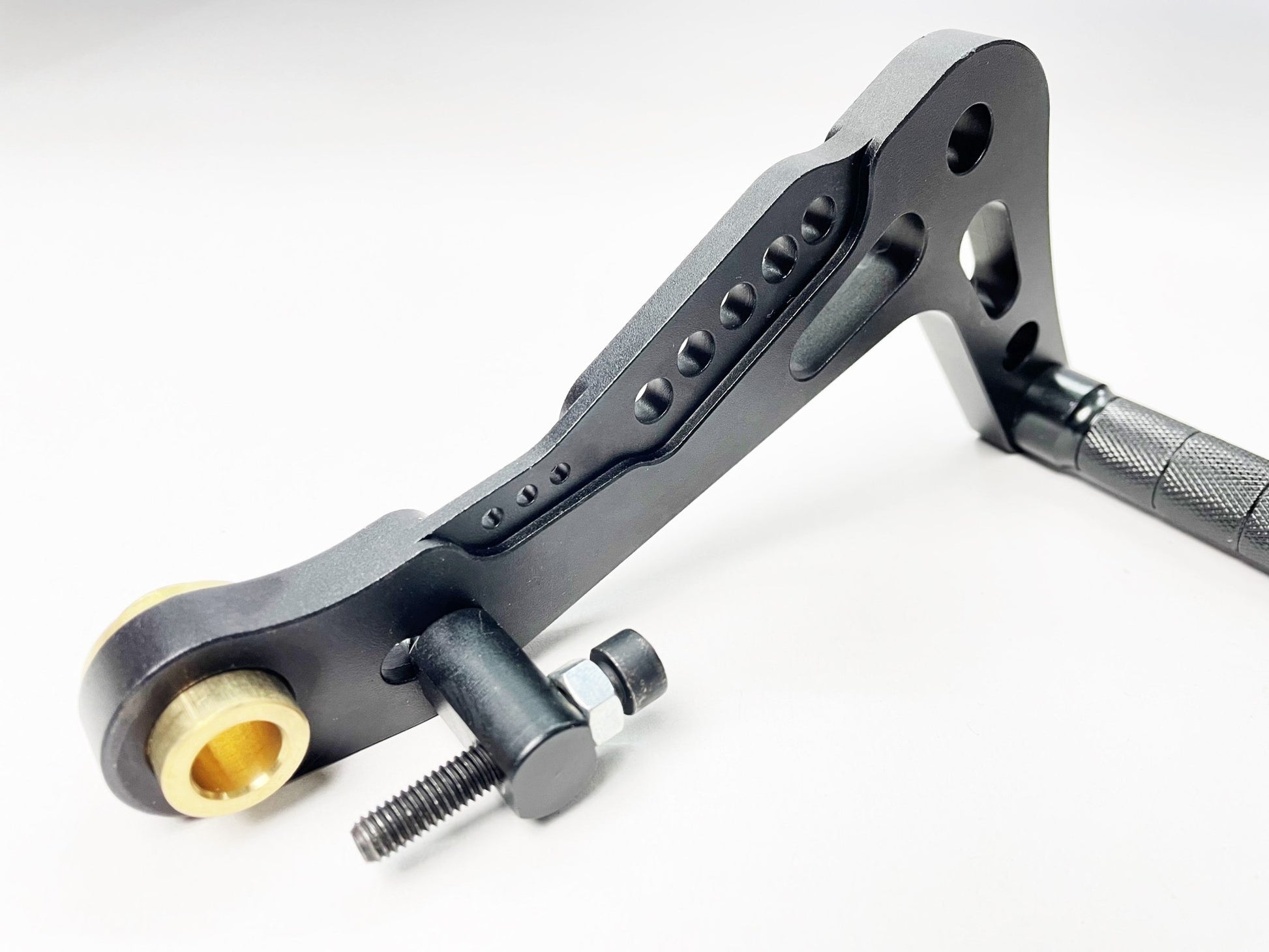 Black Anodised Aluminium Pedal Set - Race Rally Supplies