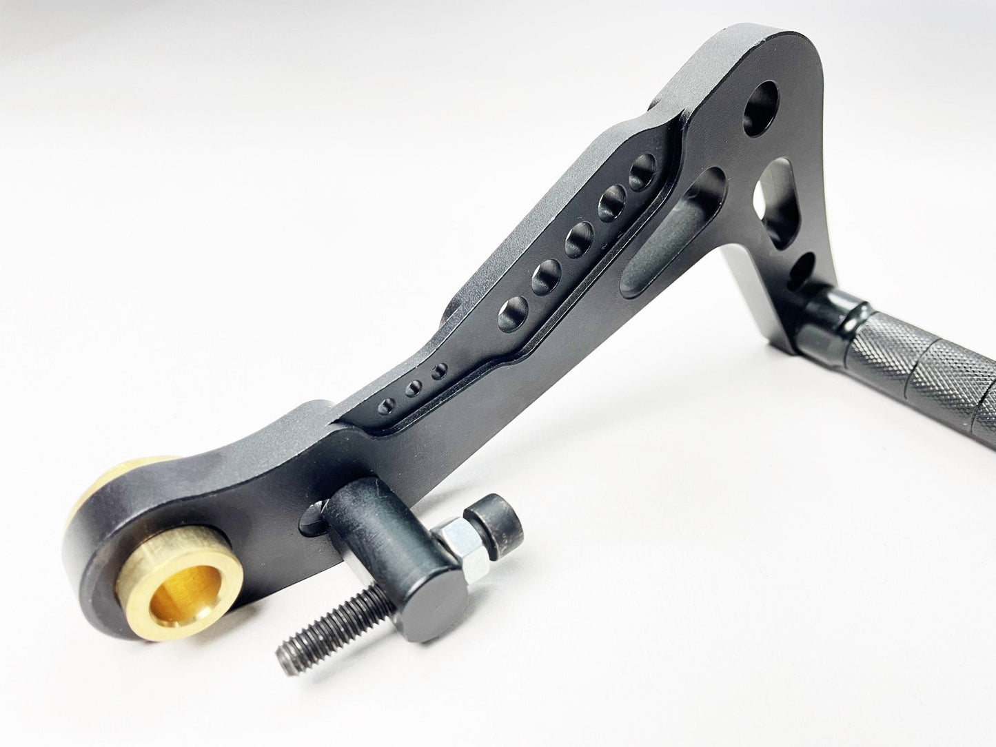 Black Anodised Aluminium Pedal Set - Race Rally Supplies