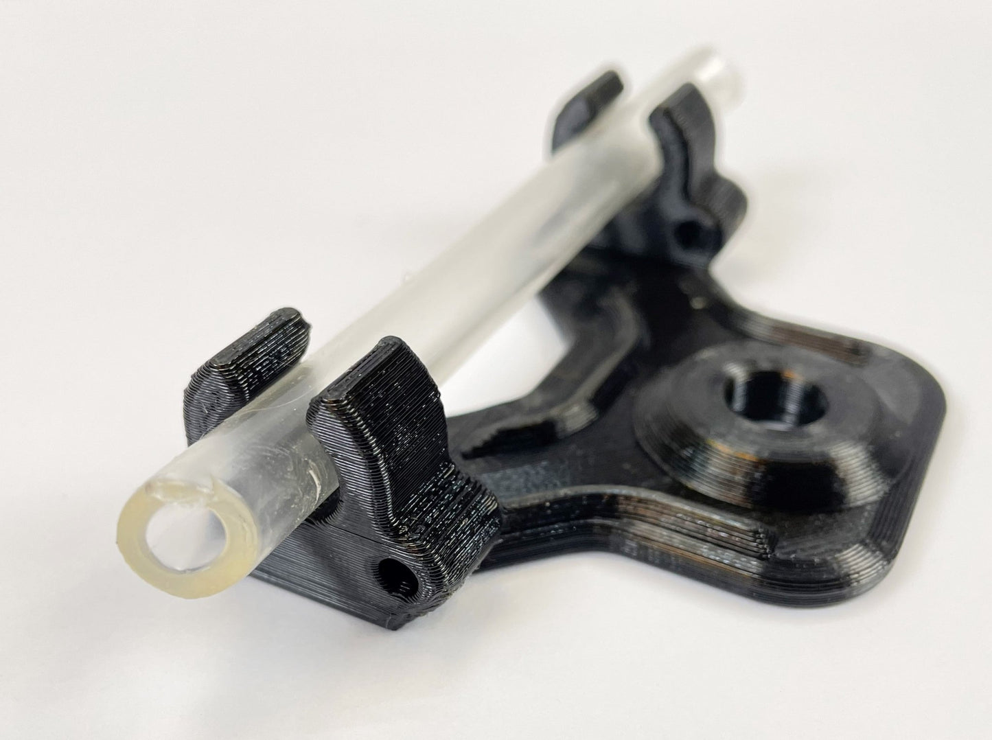 Black Fuel Line Support Bracket - Race Rally Supplies