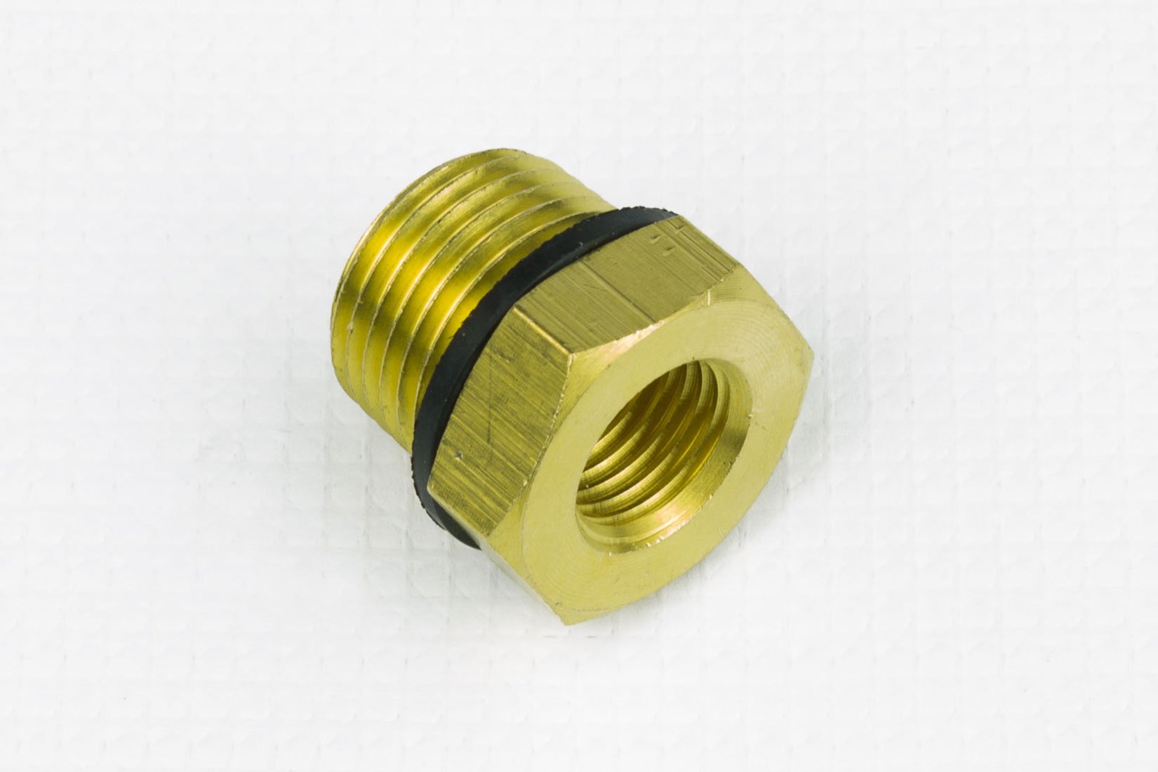 Brass Thread Adapter - M14 Female to M16, M18, M22, 3/8" NPT or 1/2" NPT - Race Rally Supplies