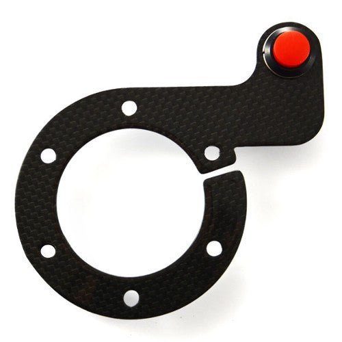 Carbon Single Button Steering Wheel Bracket - Race Rally Supplies