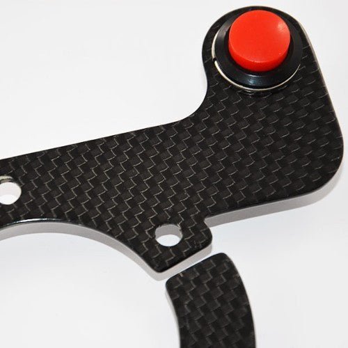 Carbon Single Button Steering Wheel Bracket - Race Rally Supplies