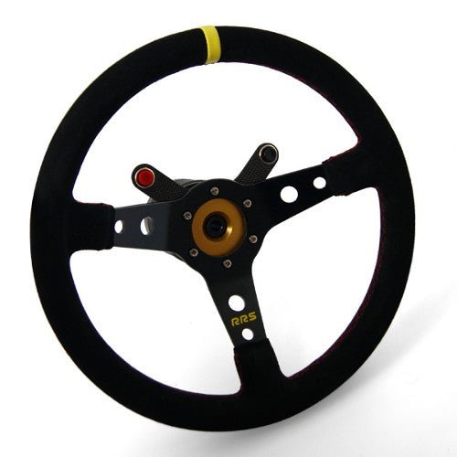 Carbon Twin Button Steering Wheel Bracket - Race Rally Supplies