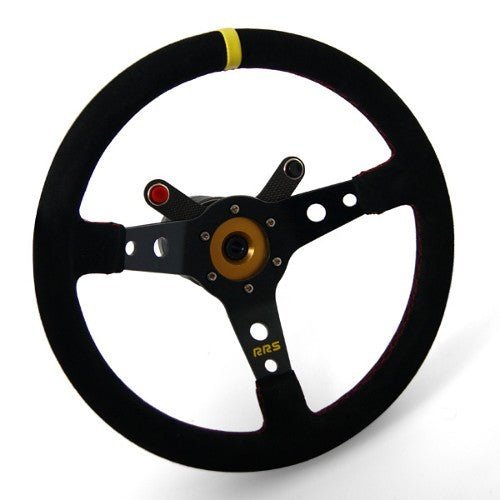 Carbon Twin Button Steering Wheel Bracket - Race Rally Supplies