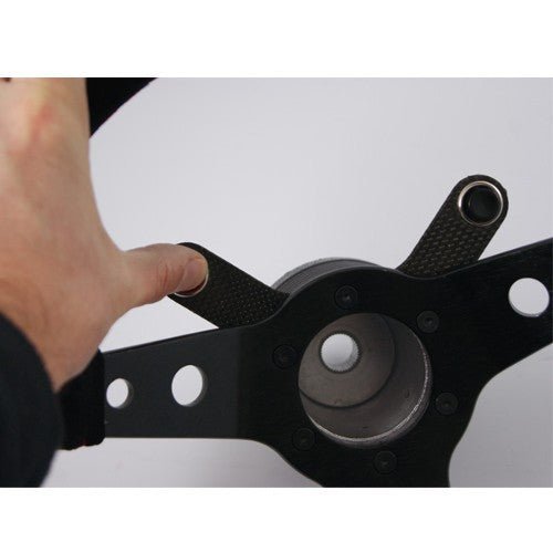 Carbon Twin Button Steering Wheel Bracket - Race Rally Supplies