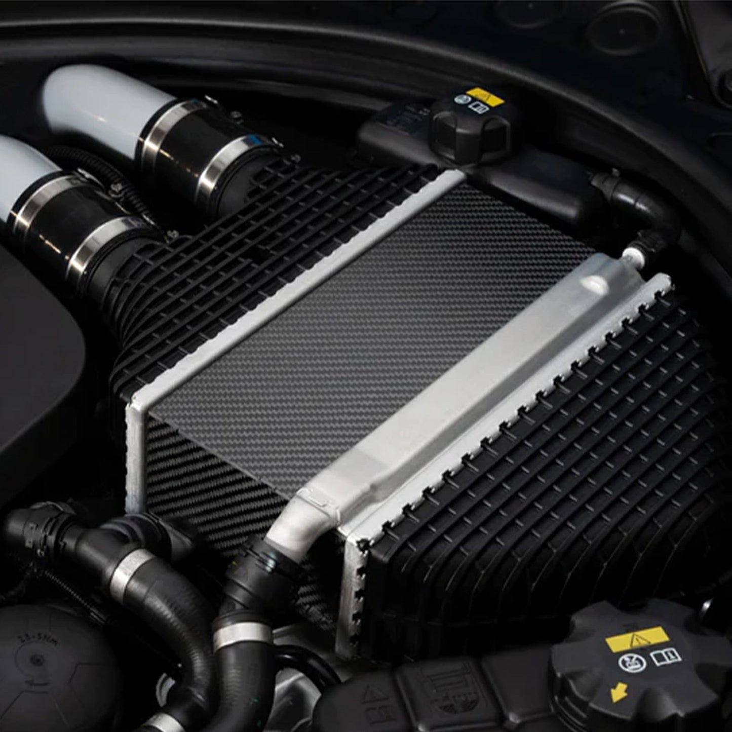 Carbonex BMW S55 Charge Cooler Cover In Pre Preg Carbon Fibre (F80 M3, F82 M4 & F87 M2 Competition) - Race Rally Supplies