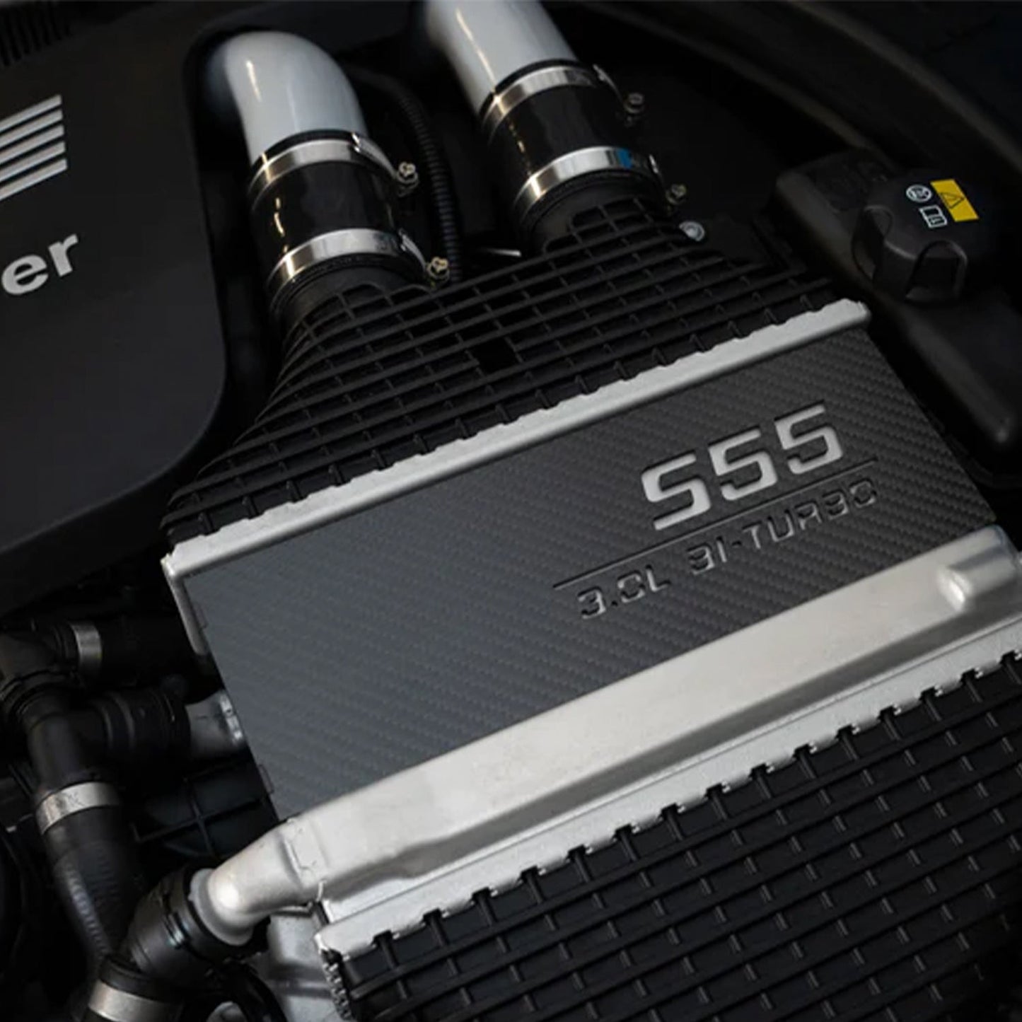 Carbonex BMW S55 Charge Cooler Cover In Pre Preg Carbon Fibre (F80 M3, F82 M4 & F87 M2 Competition) - Race Rally Supplies