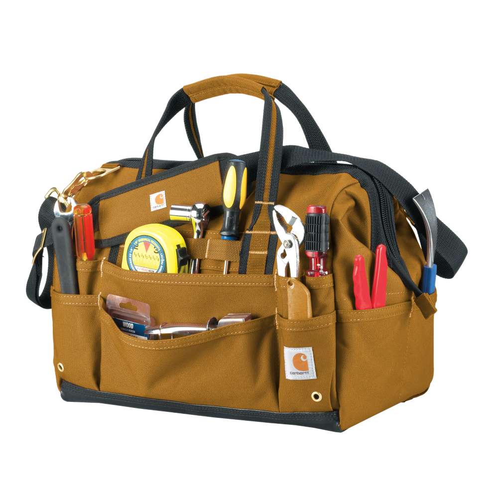 Carhartt B0000518 16-Inch 30 Pocket HW Tool Bag - Race Rally Supplies