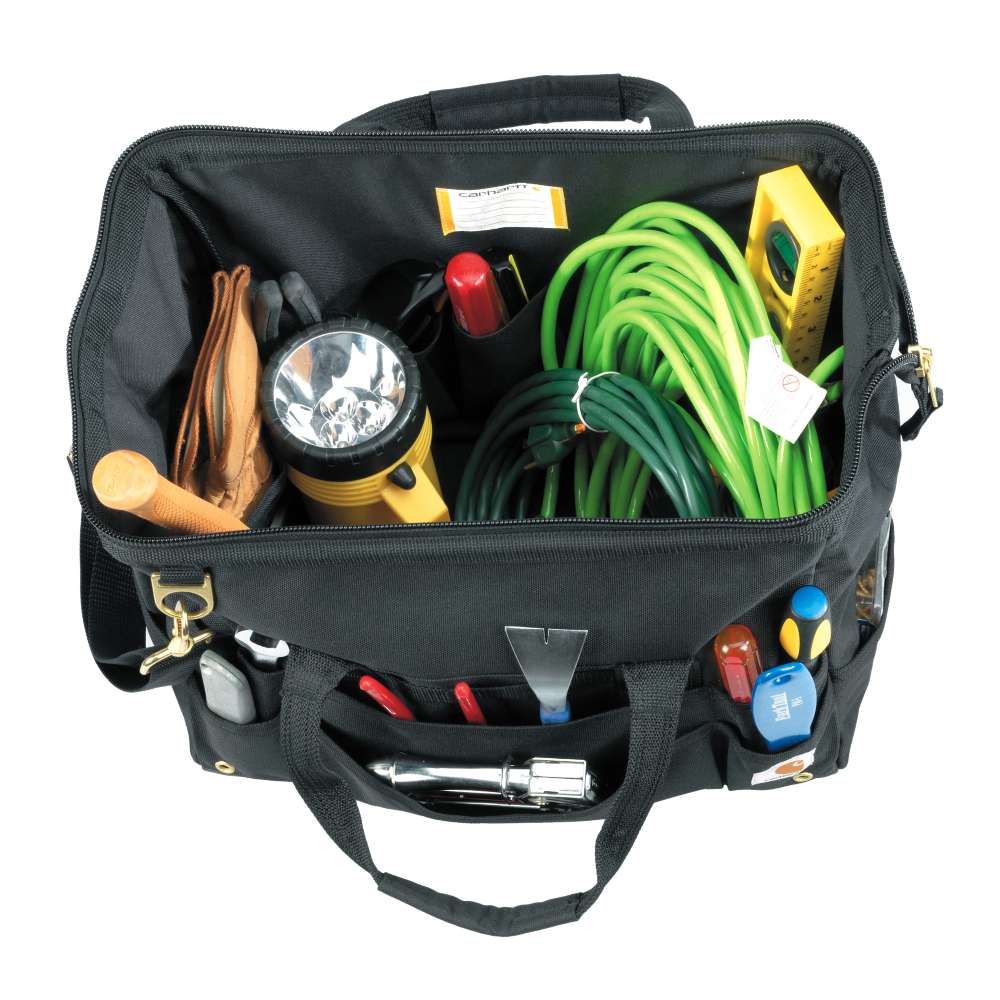 Carhartt B0000518 16-Inch 30 Pocket HW Tool Bag - Race Rally Supplies