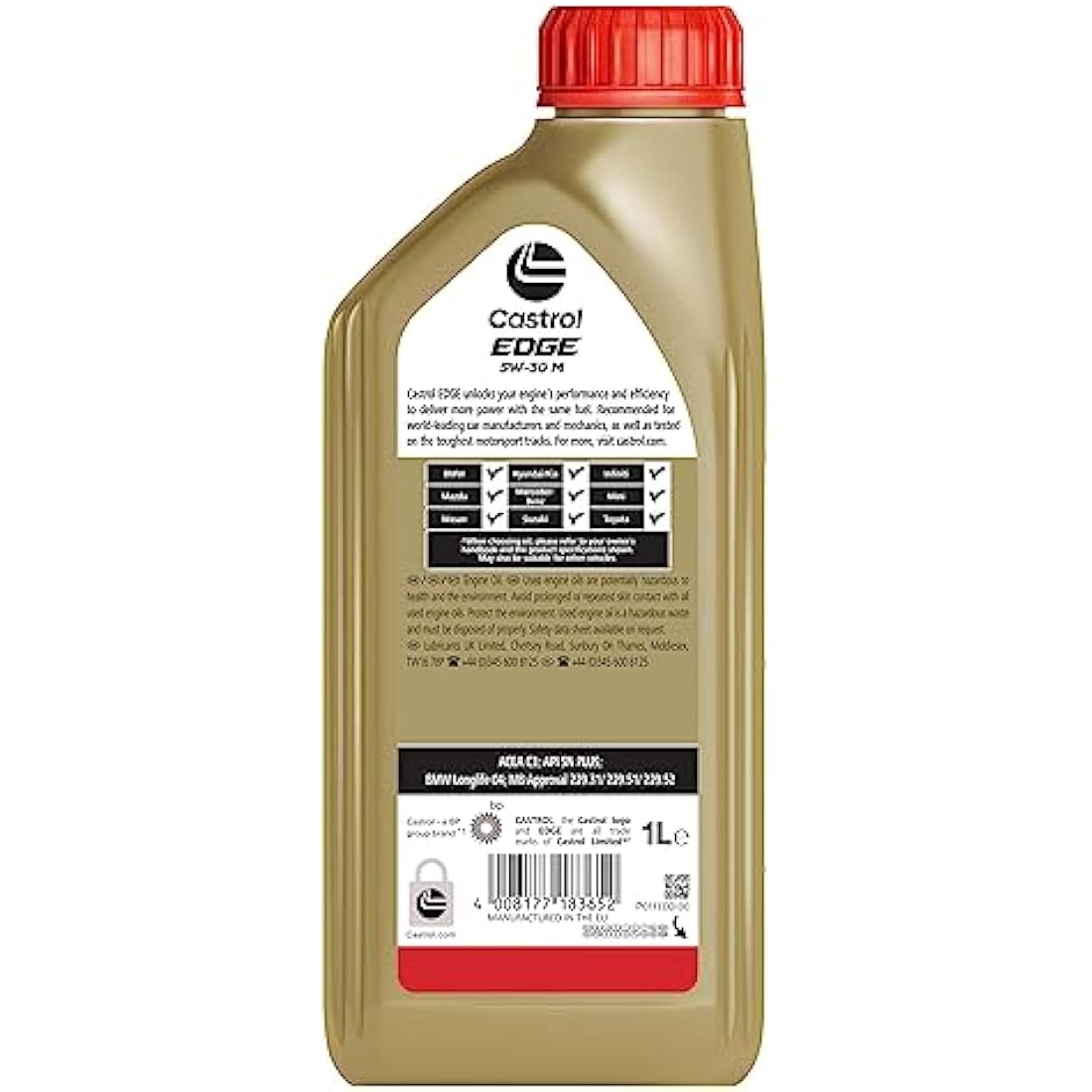 Castrol EDGE 5W-30 M Engine Oil 1L - Race Rally Supplies