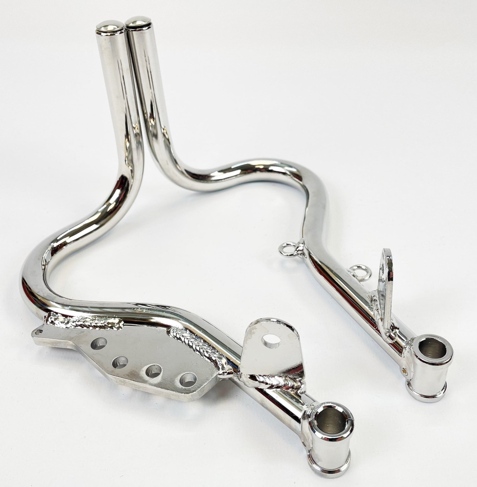 Chrome Universal 180mm Pedal Set - Race Rally Supplies