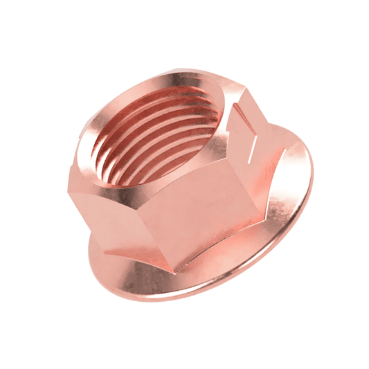 Copper Locking Kart Wheel Stud Nuts - Race Rally Supplies