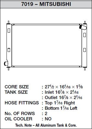 CSF 08 - 13 Mitsubishi Lancer Evo X & Ralliart (Manual & TC - SST) All - Aluminum Radiator - Race Rally Supplies