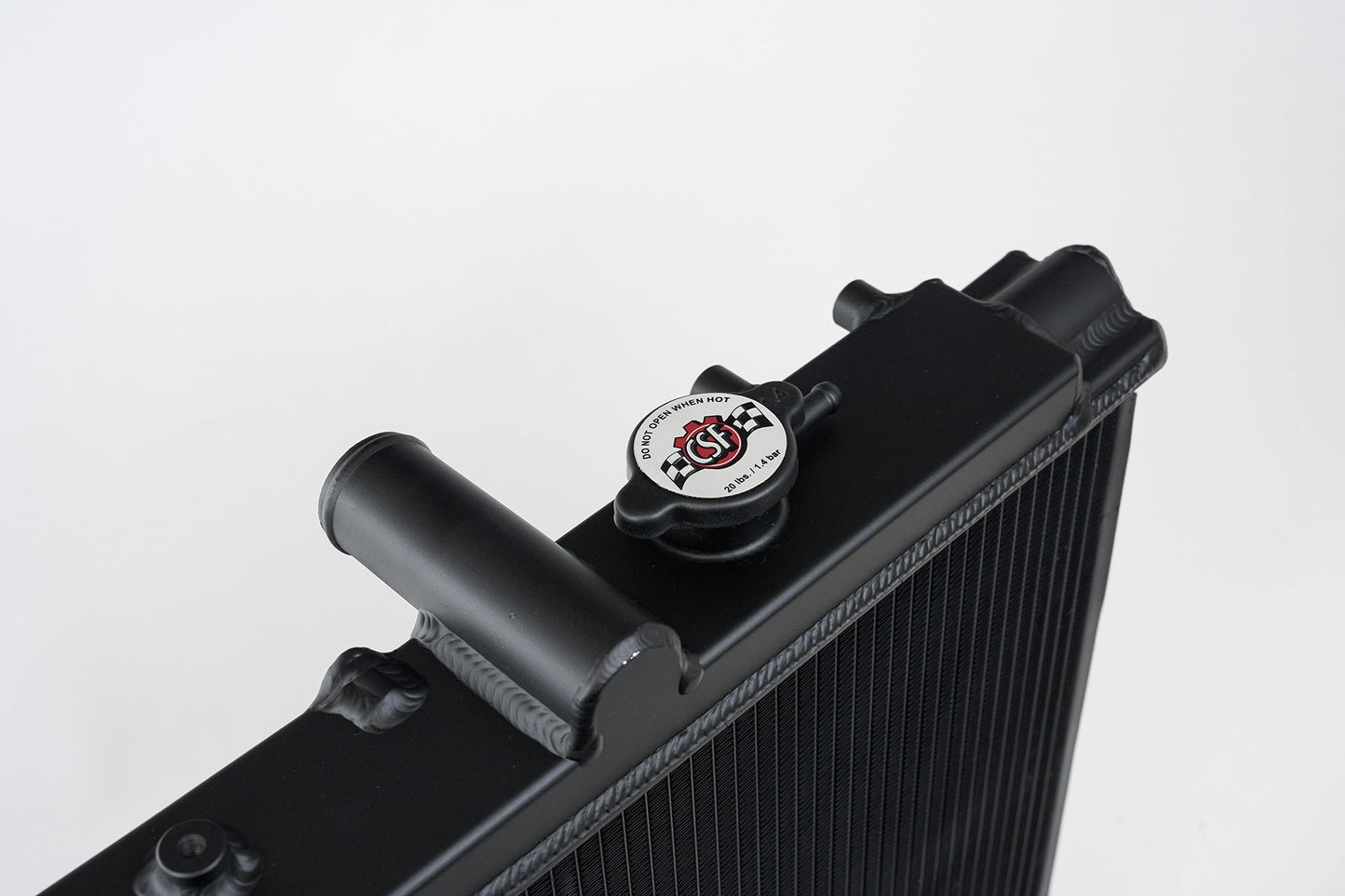 CSF 93 - 98 Toyota A80 Supra (NA/TT) High - Performance All - Aluminum Radiator - Black - Race Rally Supplies