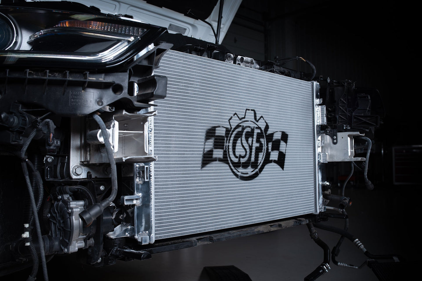 CSF Audi B8 S4/S5 & 3.0L/3.2L Audi Models High - Performance All - Aluminum Radiator - Race Rally Supplies