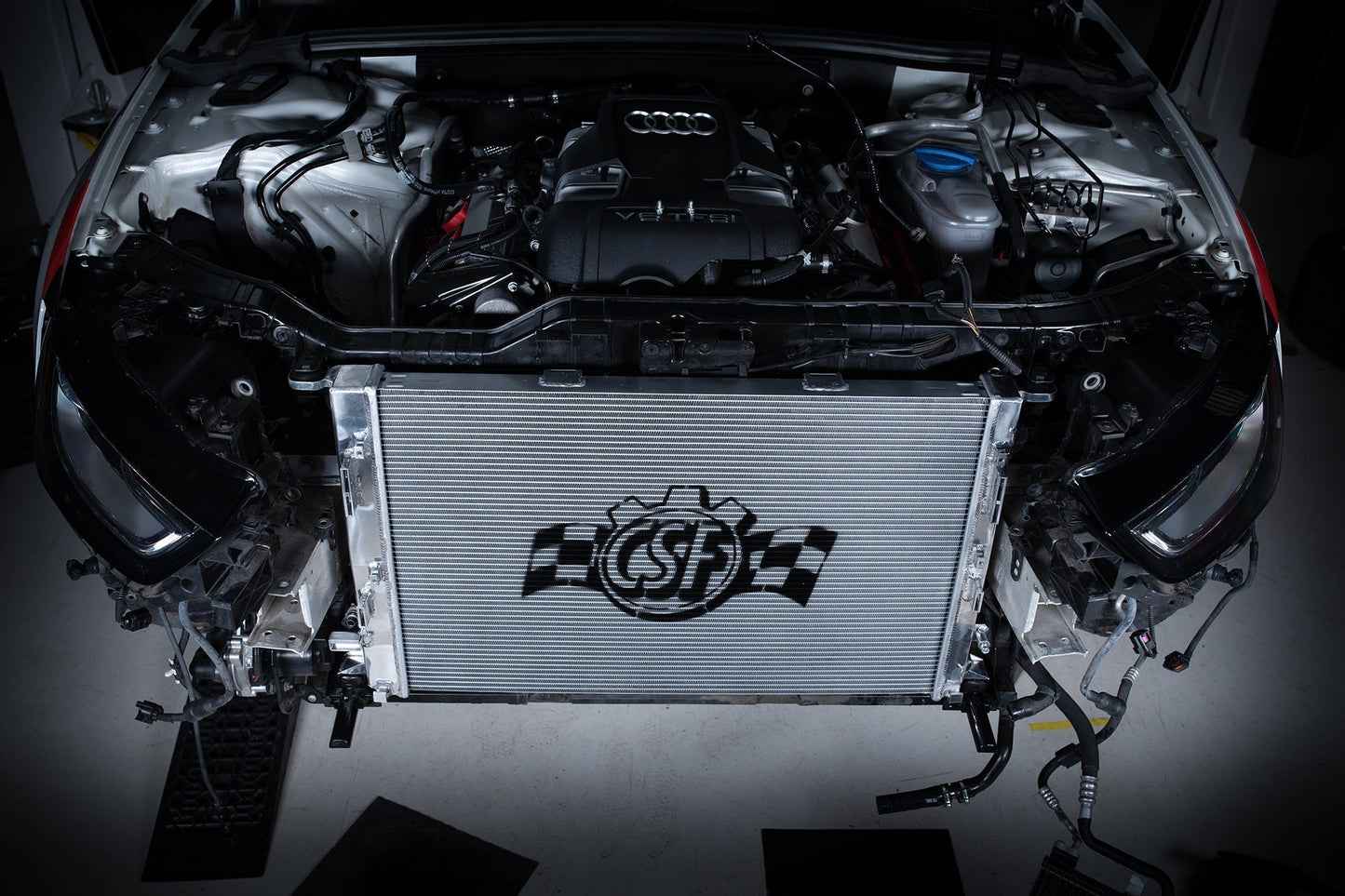 CSF Audi B8 S4/S5 & 3.0L/3.2L Audi Models High - Performance All - Aluminum Radiator - Race Rally Supplies