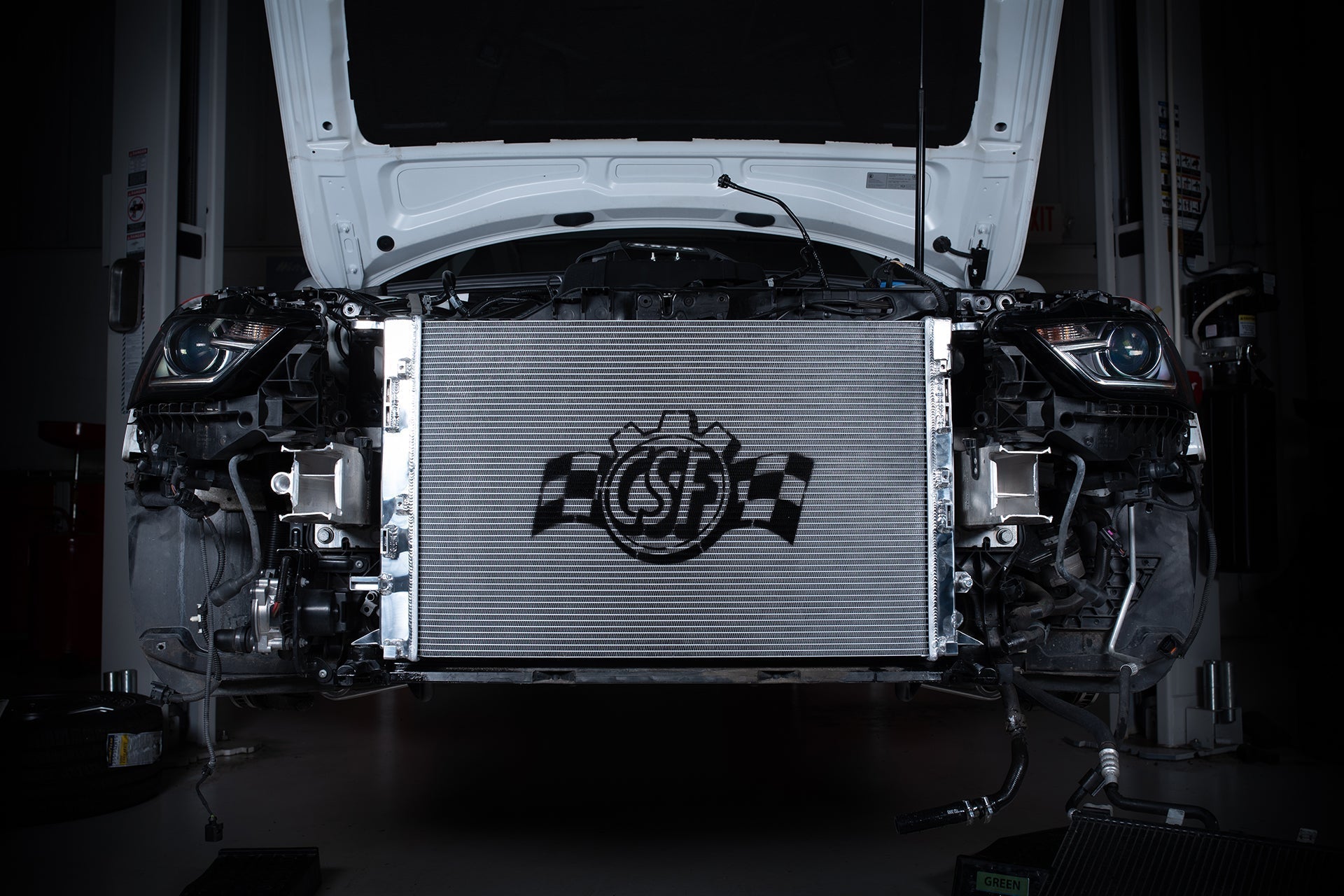 CSF Audi B8 S4/S5 & 3.0L/3.2L Audi Models High - Performance All - Aluminum Radiator - Race Rally Supplies
