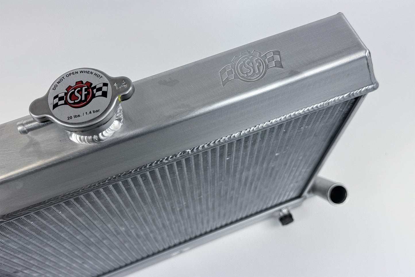 CSF BMW 2002 / 1602 High - Performance All - Aluminum Radiator - Silver - Race Rally Supplies