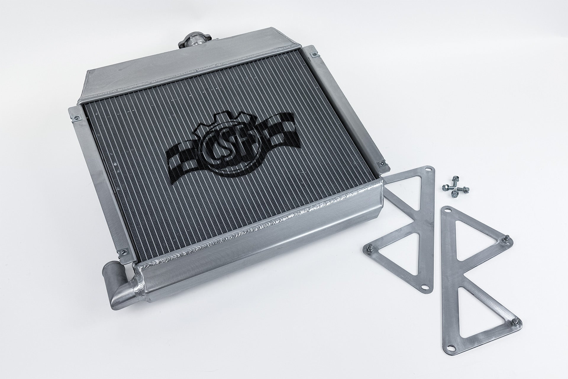 CSF BMW 2002 / 1602 High - Performance All - Aluminum Radiator - Silver - Race Rally Supplies