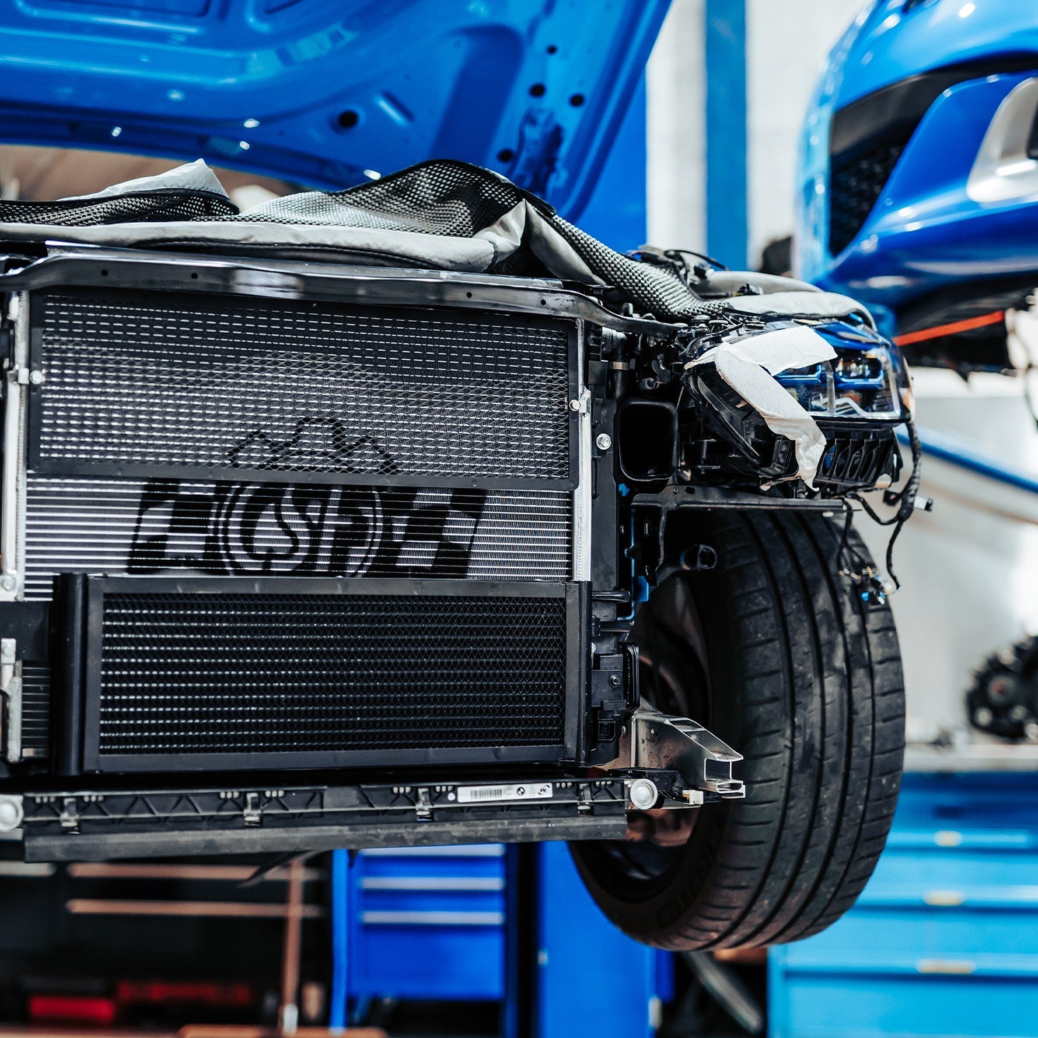 CSF BMW M2/M3/M4 S58 ZF8 Transmission Oil Cooler With Rock Guard (G80/G81/G82/G83/G87) - Race Rally Supplies