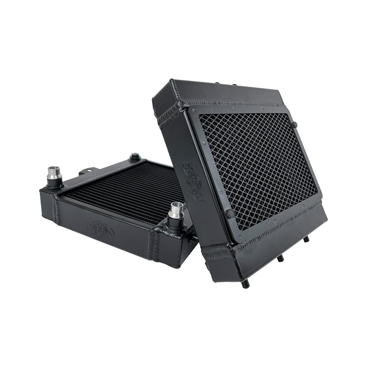 CSF BMW M3/M4/M2 Competition Auxiliary Radiators w/ Rock Guards (F80/F82/F83/F87) Sold Individually - Race Rally Supplies