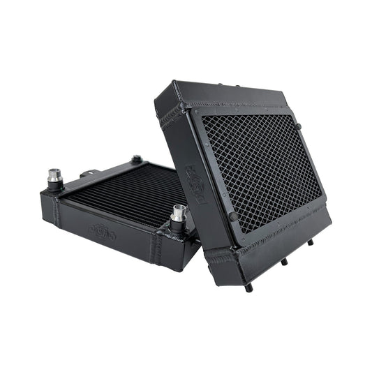 CSF BMW M3/M4/M2 Competition Auxiliary Radiators w/ Rock Guards (F80/F82/F83/F87) Sold Individually - Race Rally Supplies