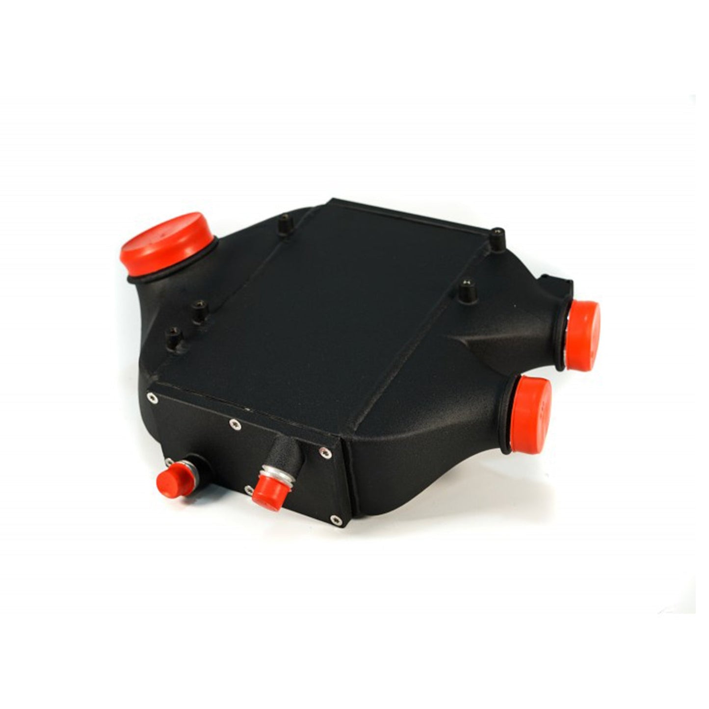 CSF BMW M3/M4/M2 Competition Race Top Mount Charge Cooler In Crinkle Black Finish (F80/F82/F83/F87) - Race Rally Supplies