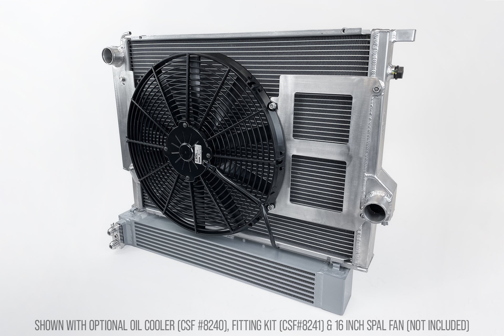 CSF BMW S54 Swap E36 High - Performance All - Aluminum Radiator - Race Rally Supplies