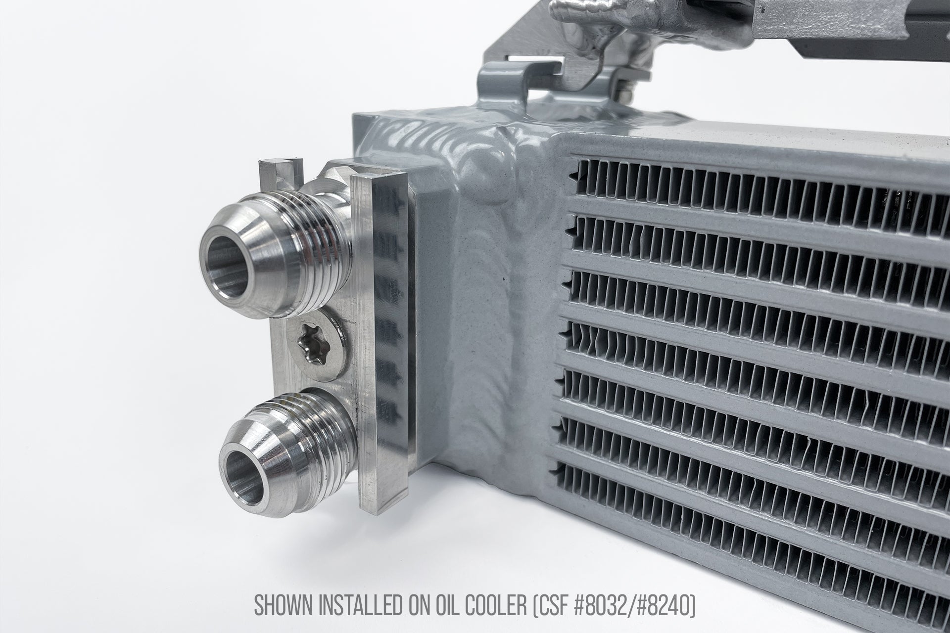 CSF BMW S54 Swap E36 Oil Cooler - 10 AN Fitting Adapter - Race Rally Supplies