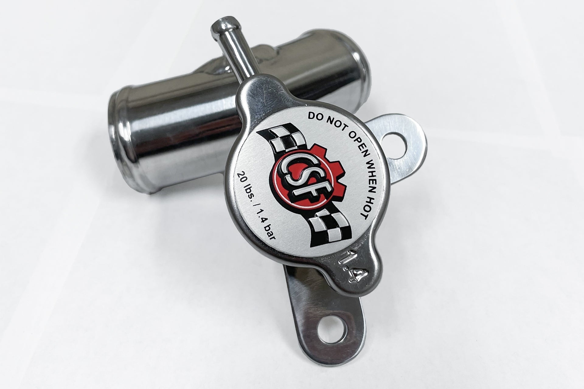 CSF FR - S/BRZ/86/GR86 All - Aluminum Filler Neck w/1.4 bar High Pressure Radiator Cap - Race Rally Supplies