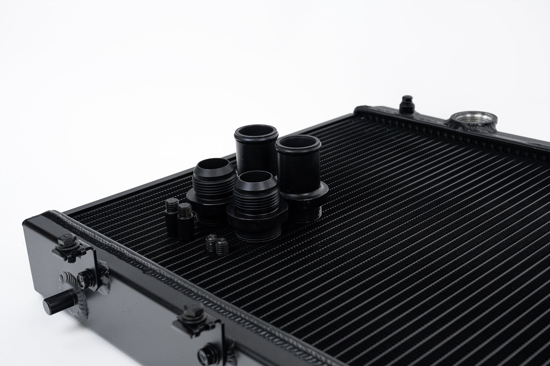 CSF K-Swap 92-00 Honda Civic / 94-01 Acura Integra All-Aluminum Radiator - Black - Race Rally Supplies
