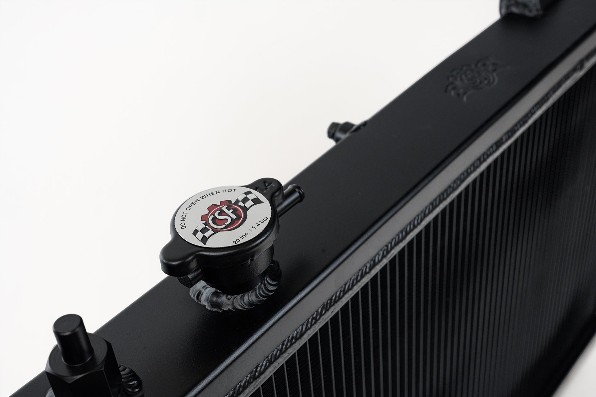 CSF K-Swap 92-00 Honda Civic / 94-01 Acura Integra All-Aluminum Radiator - Black - Race Rally Supplies