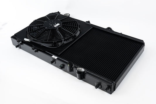 CSF K-Swap 92-00 Honda Civic / 94-01 Acura Integra All-Aluminum Radiator - Black - Race Rally Supplies