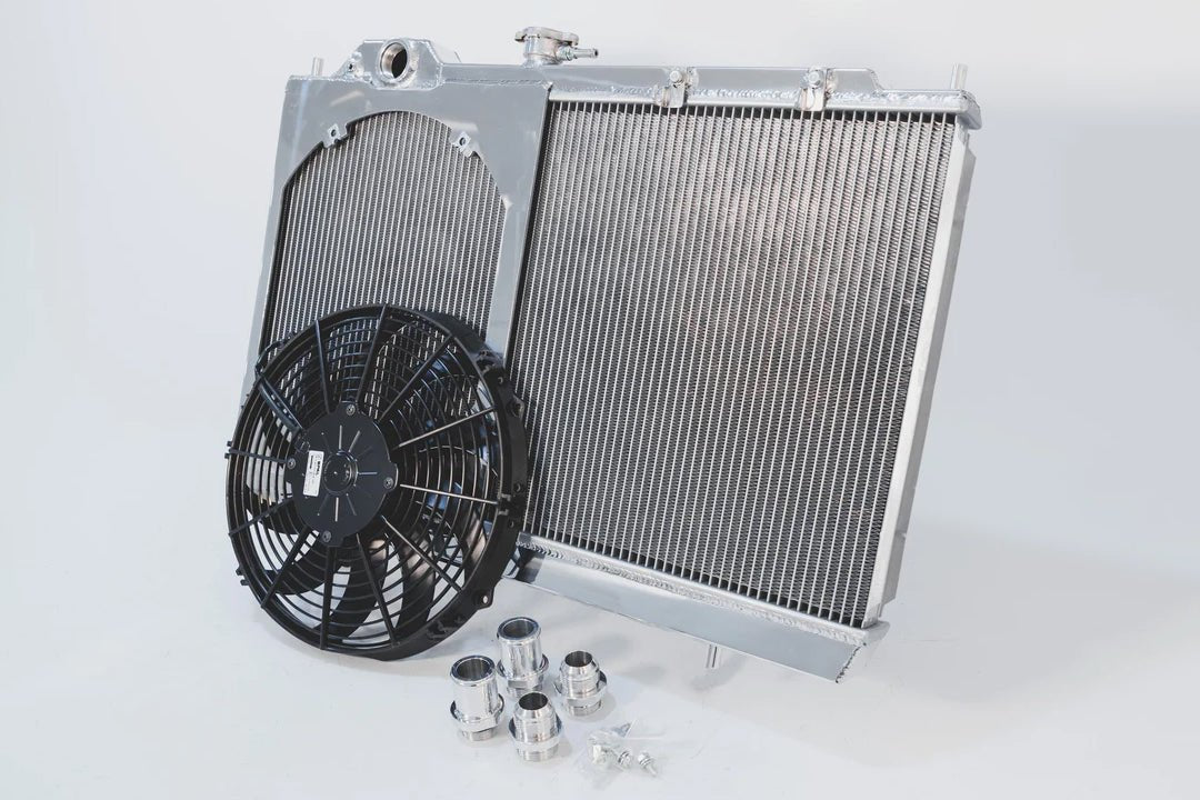 CSF Mitsubishi Evo 7/8/9 Full Size Slim All - Aluminum Radiator w/ 12in SPAL Fan - Race Rally Supplies
