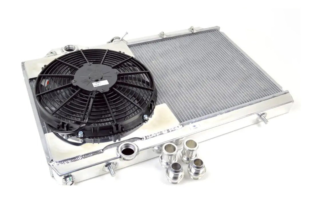 CSF Mitsubishi Evo 7/8/9 Full Size Slim All - Aluminum Radiator w/ 12in SPAL Fan - Race Rally Supplies