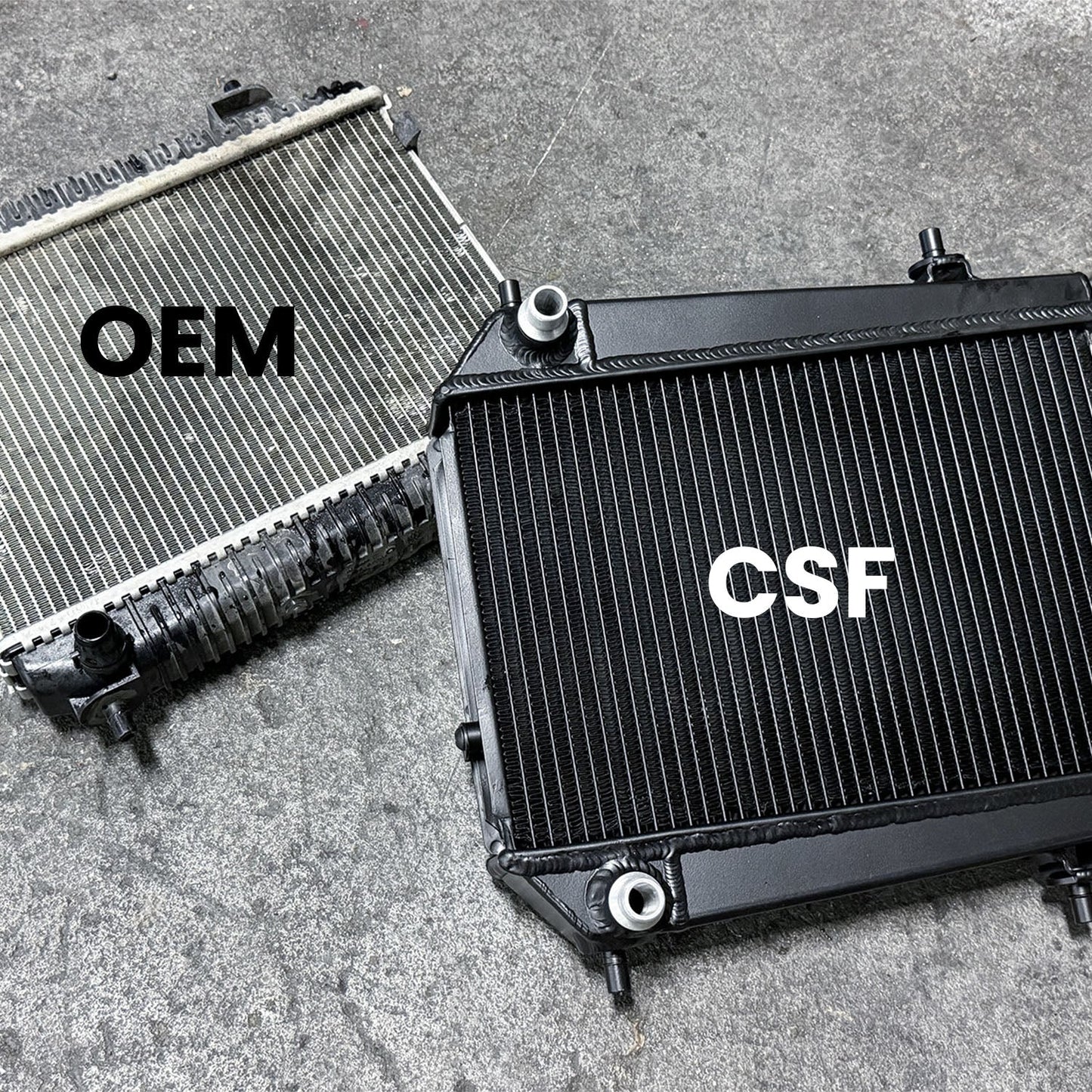 CSF Radiators BMW G80 M3, G82 M4 & G87 M2 S58 Engine High Performance Auxiliary Radiator - Race Rally Supplies