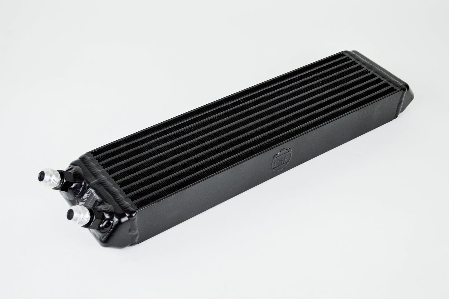 CSF Universal Dual - Pass internal/external Oil Cooler - 22.0in L x 5.0in H x 2.25in W - Race Rally Supplies