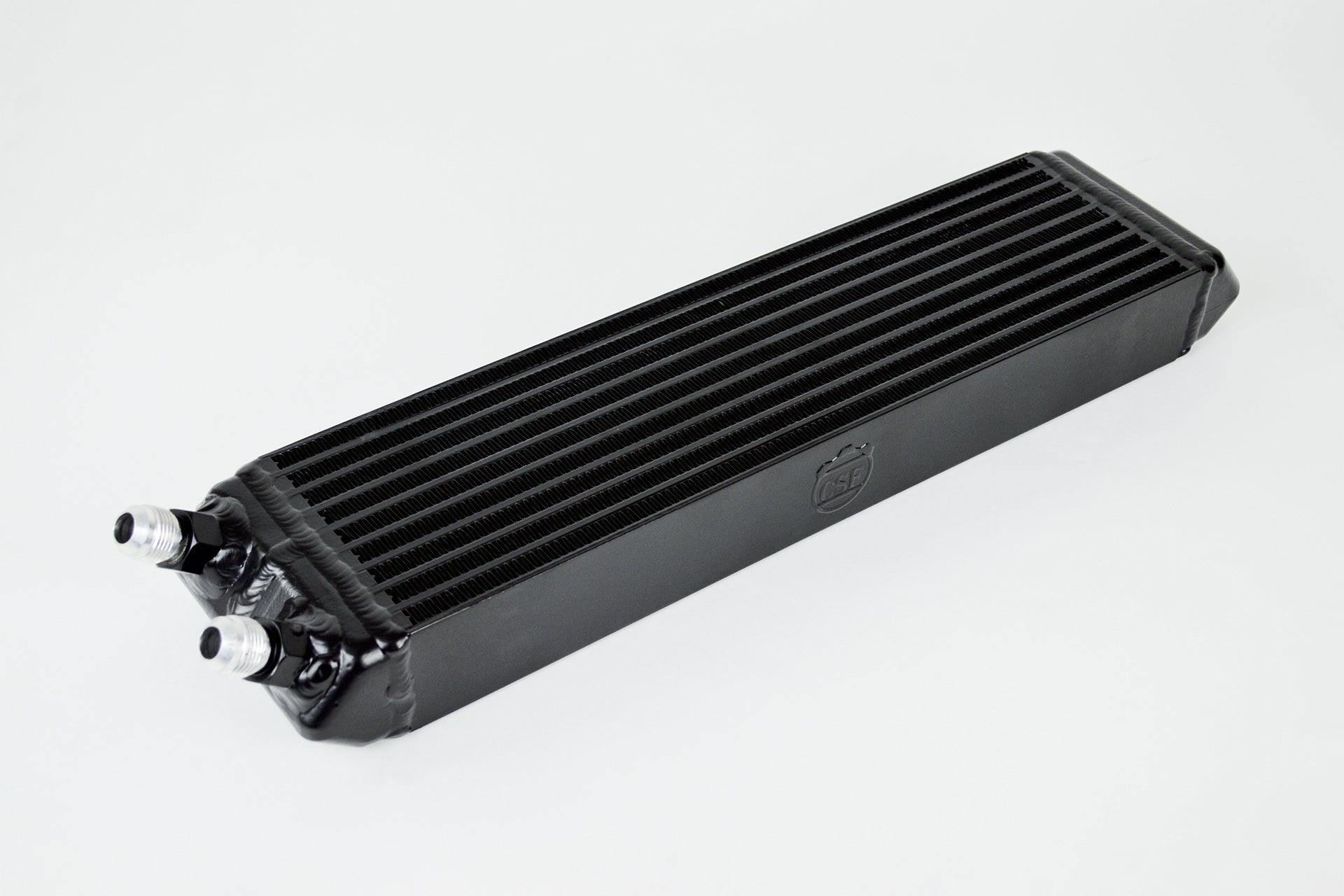CSF Universal Dual - Pass internal/external Oil Cooler - 22.0in L x 5.0in H x 2.25in W - Race Rally Supplies