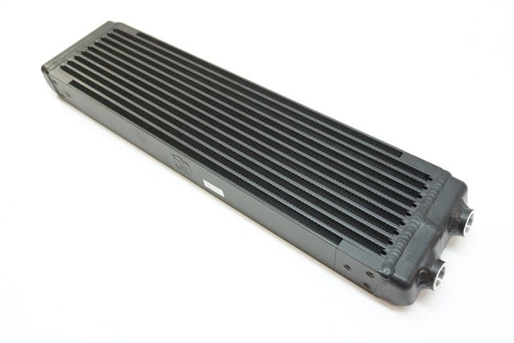 CSF Universal Dual - Pass Oil Cooler / IROC Porsche / M22x1.5 / 24L x 5.75H x 2.16W - Race Rally Supplies