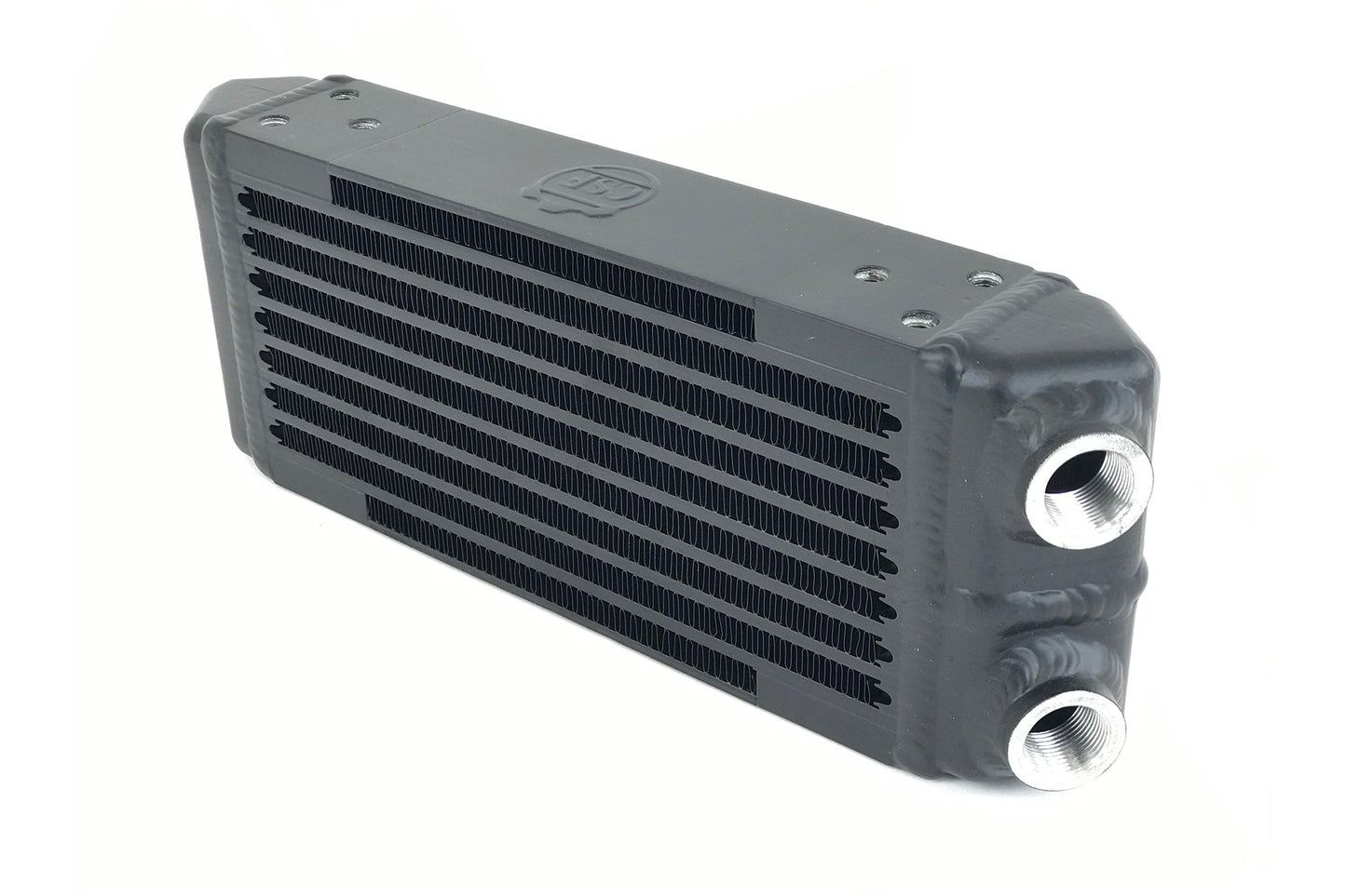 CSF Universal Dual - Pass Oil Cooler - M22 x 1.5 connections - 13L x 4.75H x 2.16W - Race Rally Supplies