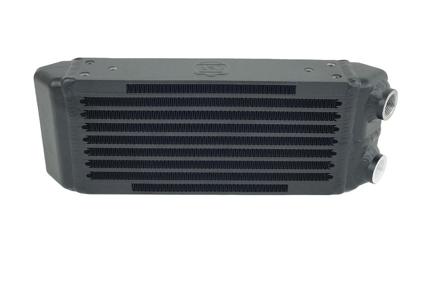 CSF Universal Dual - Pass Oil Cooler - M22 x 1.5 connections - 13L x 4.75H x 2.16W - Race Rally Supplies
