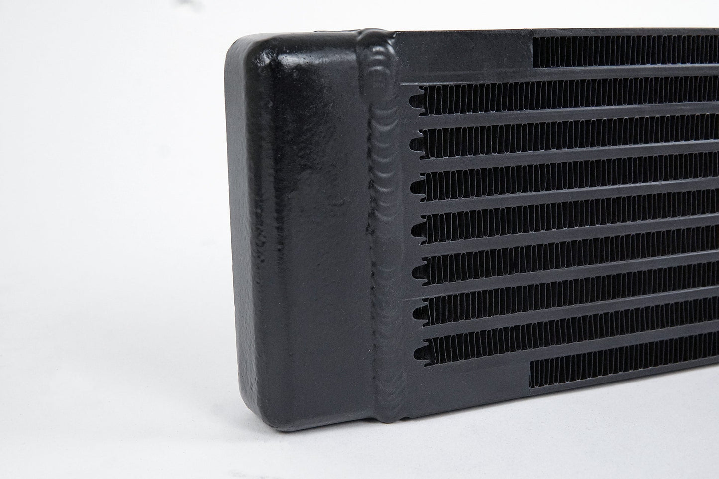 CSF Universal Dual - Pass Oil Cooler / RS Porsche / M22 x 1.5 / 22L x 4.75H x 2.16W - Race Rally Supplies